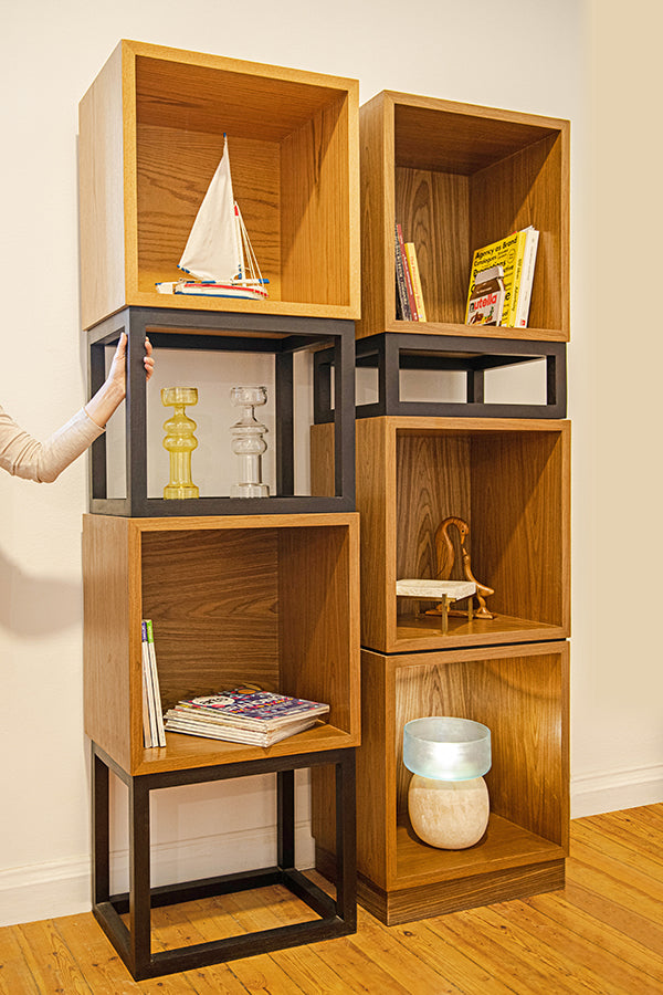 Triple Cubic Shelving Unit