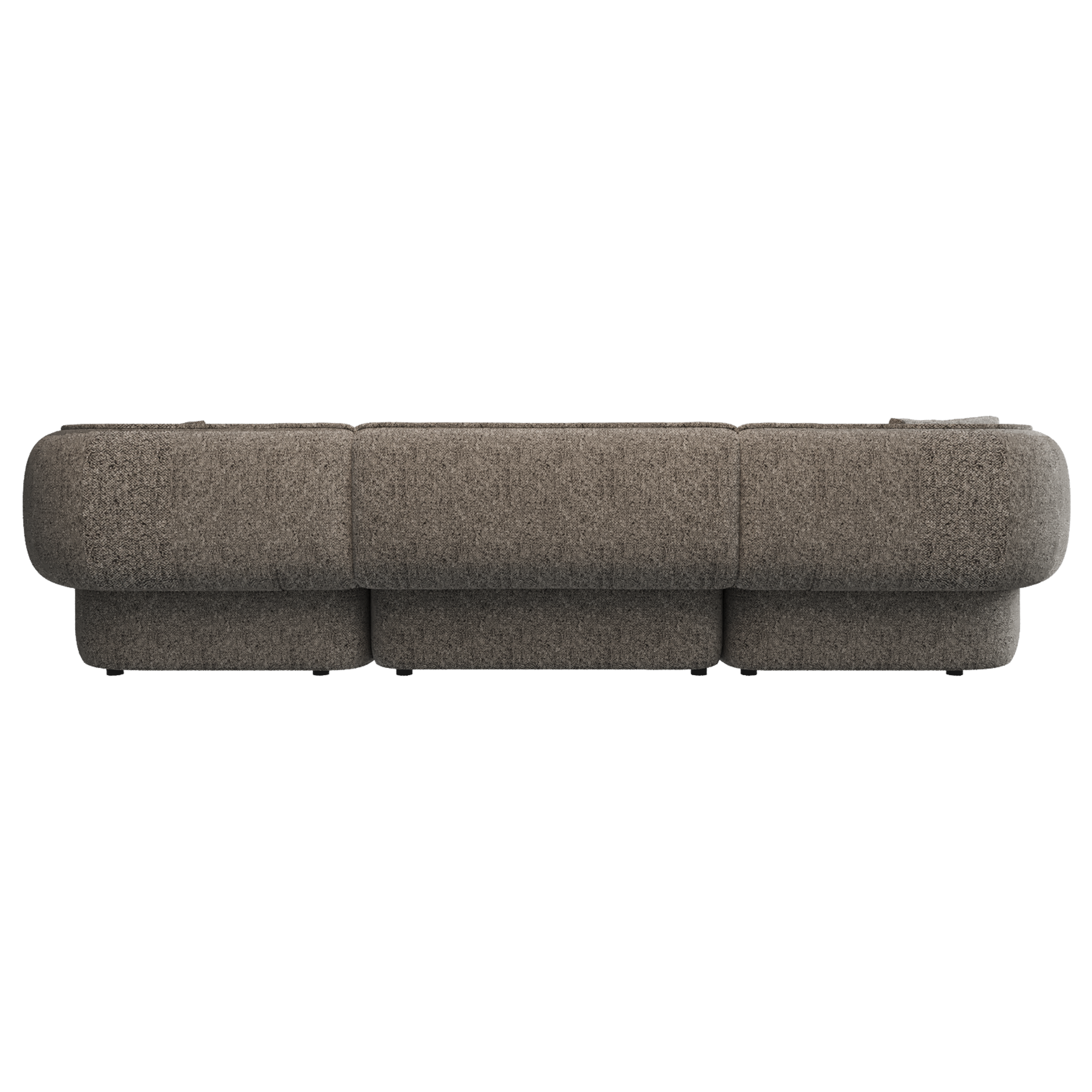 Triple Cushy Plain Grayish