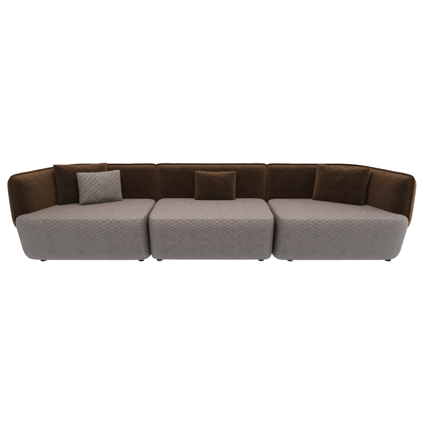 Triple Cushy mix brown