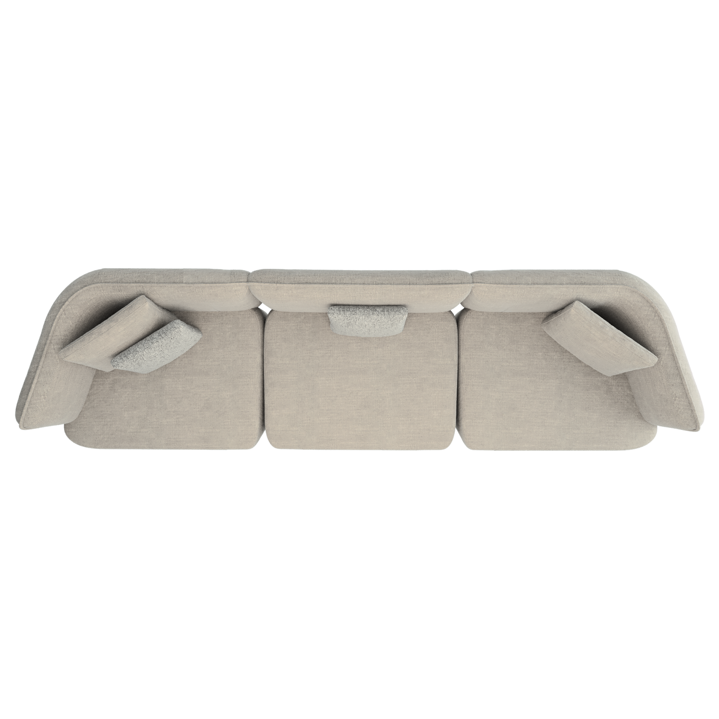 Triple Cushy Plain Beige