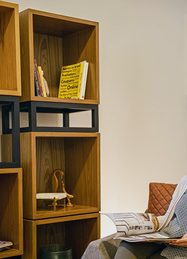 Triple Cubic Shelving Unit