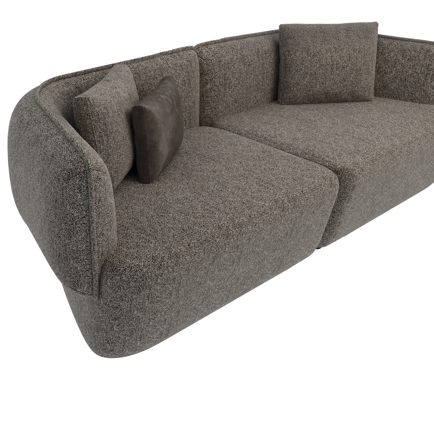 Mini Cushy Plain Grayish