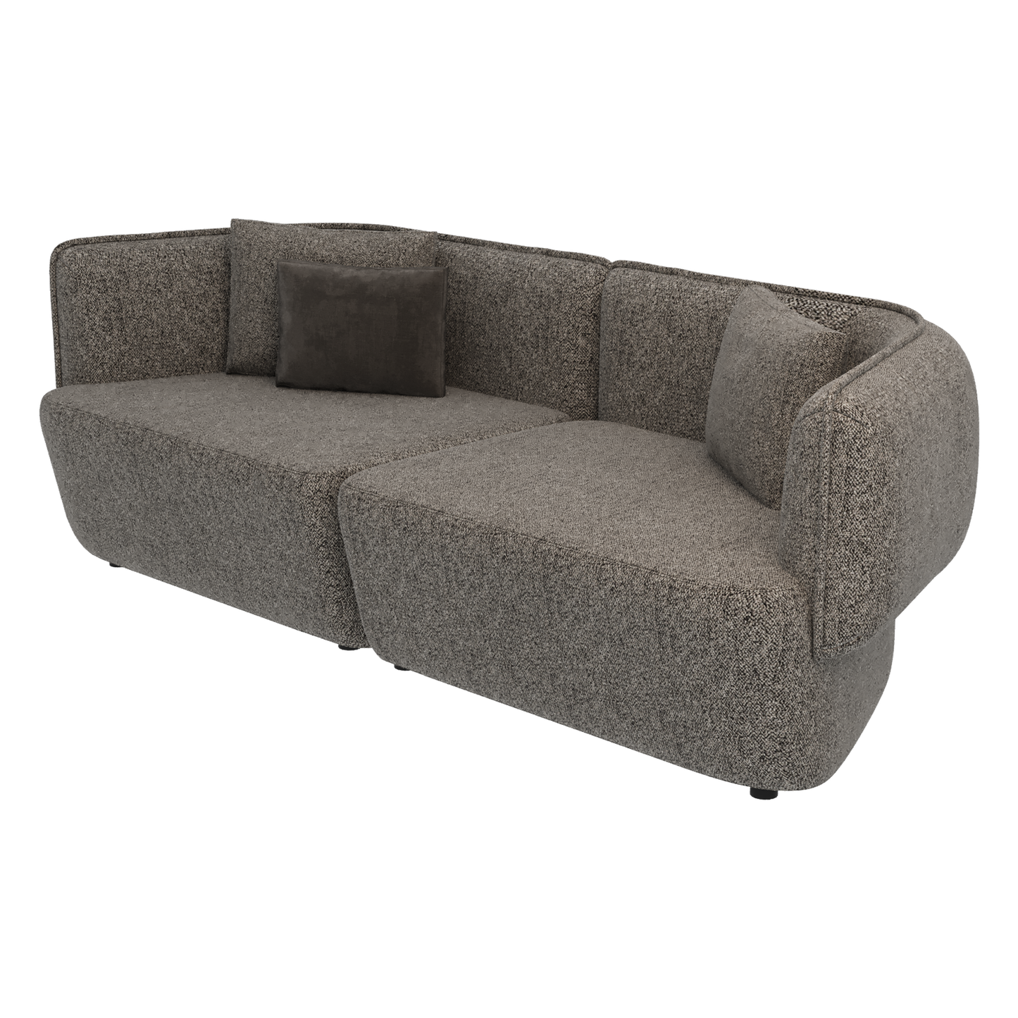Mini Cushy Plain Grayish