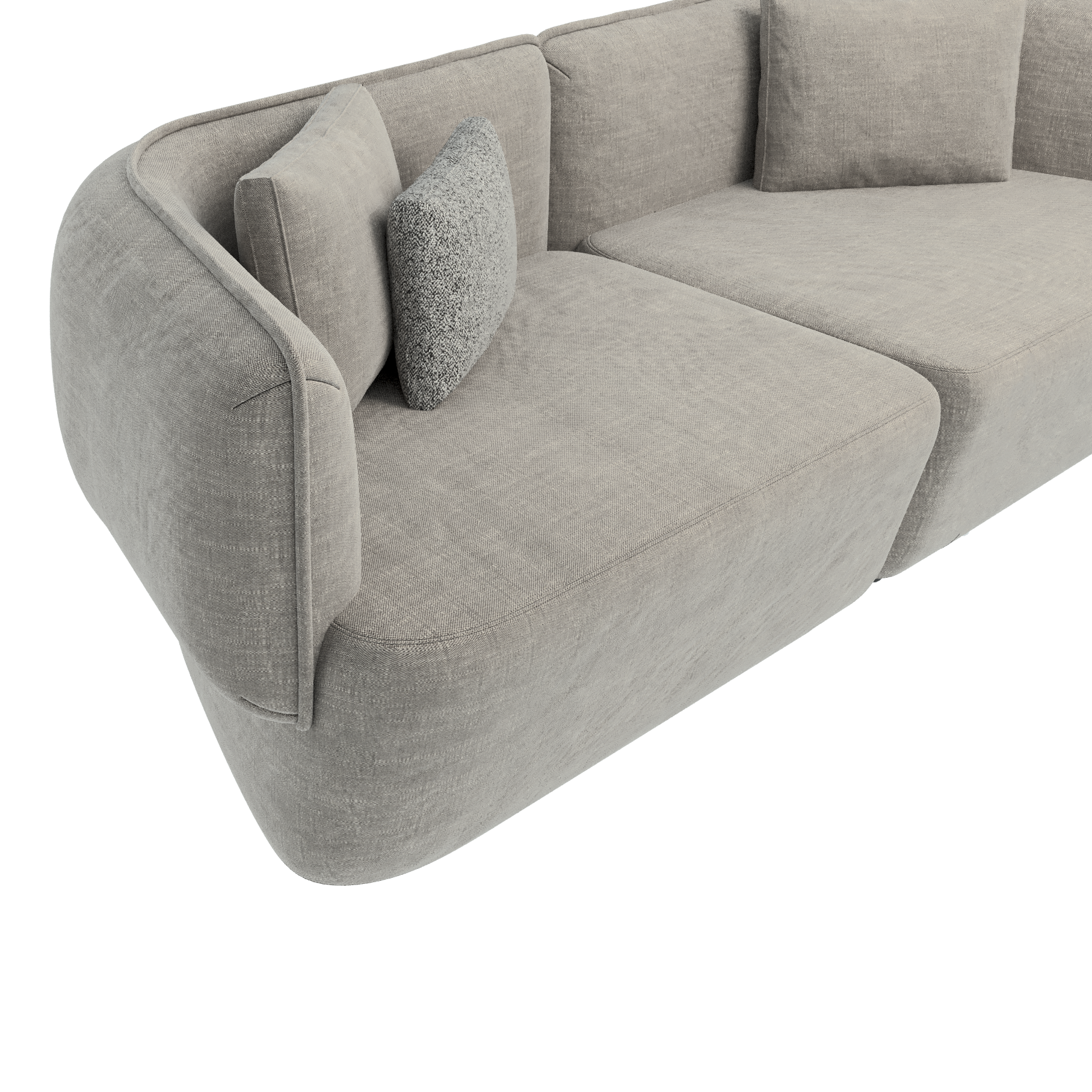 Mini Cushy Plain Beige