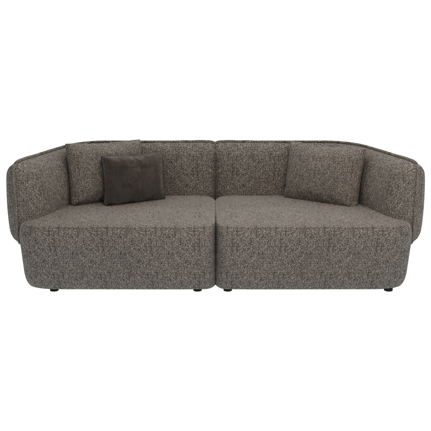 Mini Cushy Plain Grayish