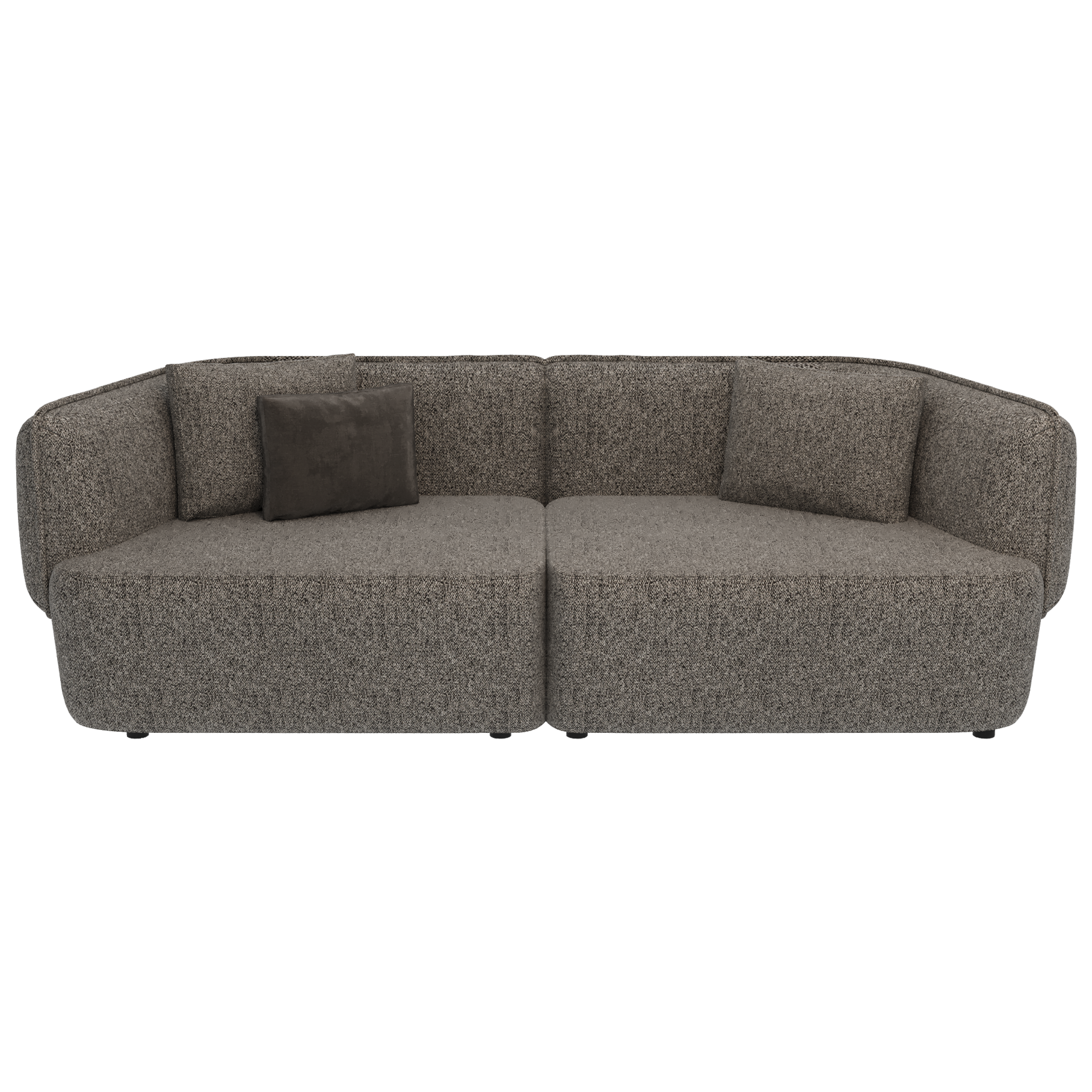 Mini Cushy Plain Grayish