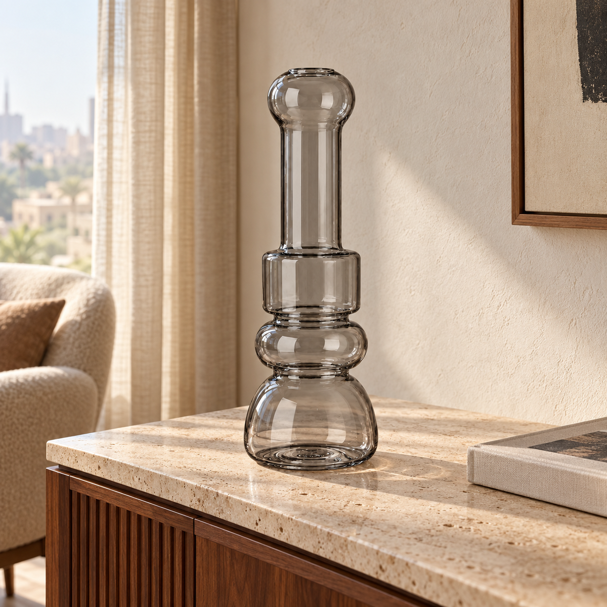 Cero Vase 2 - gray
