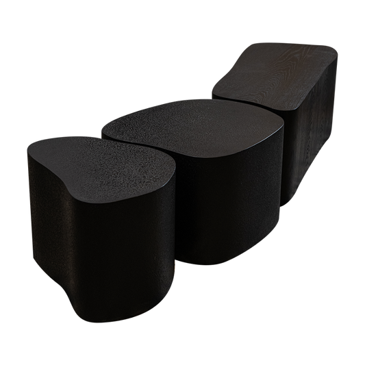 Black O bench