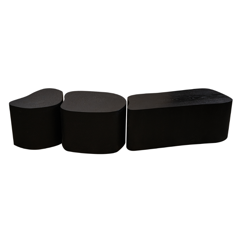 Black O bench