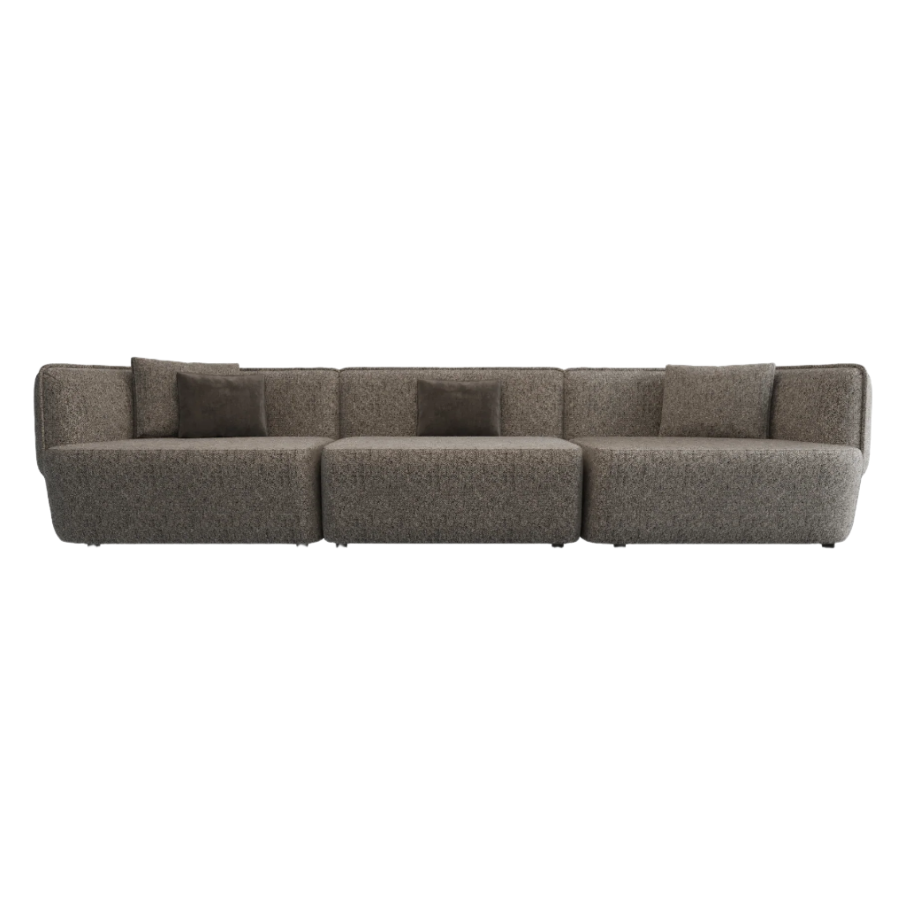 Triple Cushy Plain Grayish