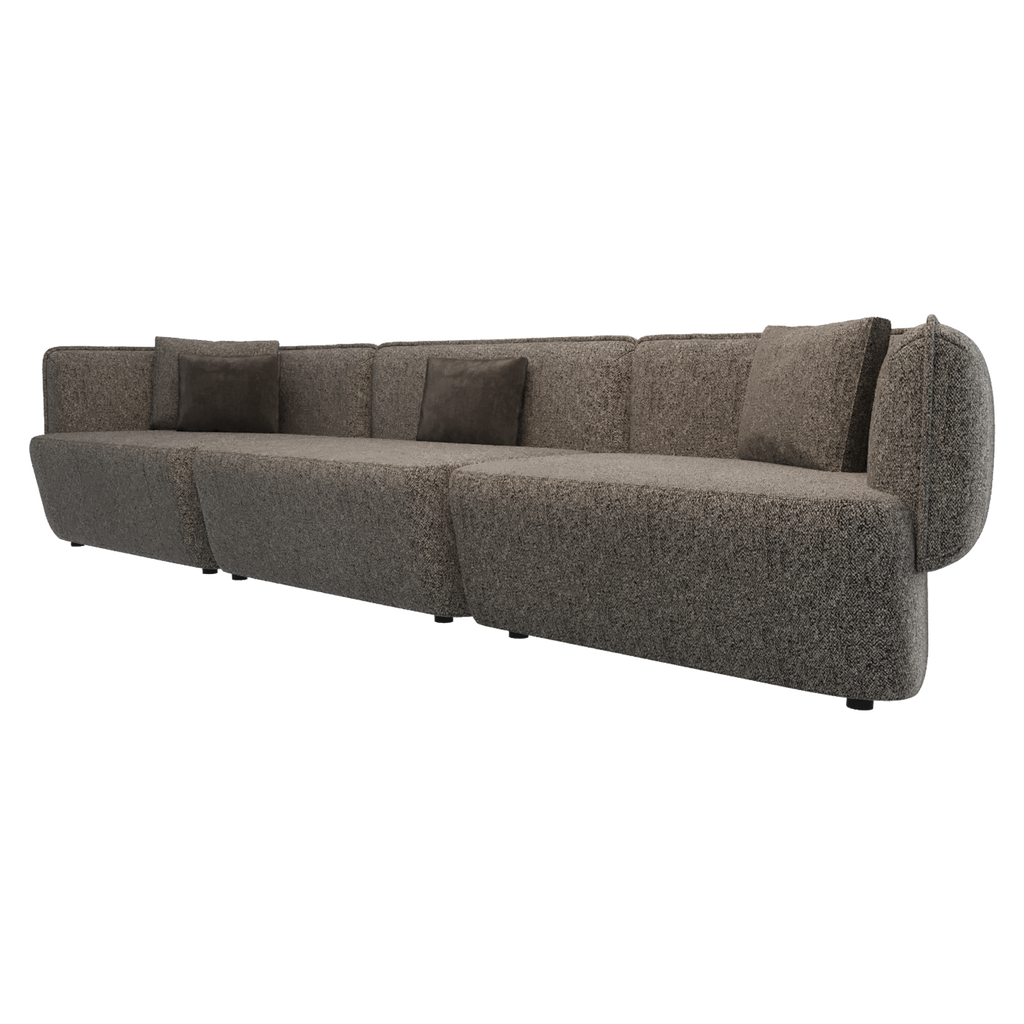 Triple Cushy Plain Grayish