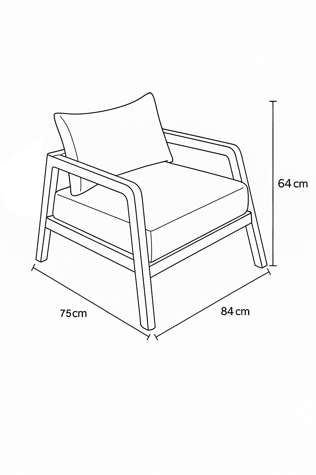 Hedj Pattern Armchair