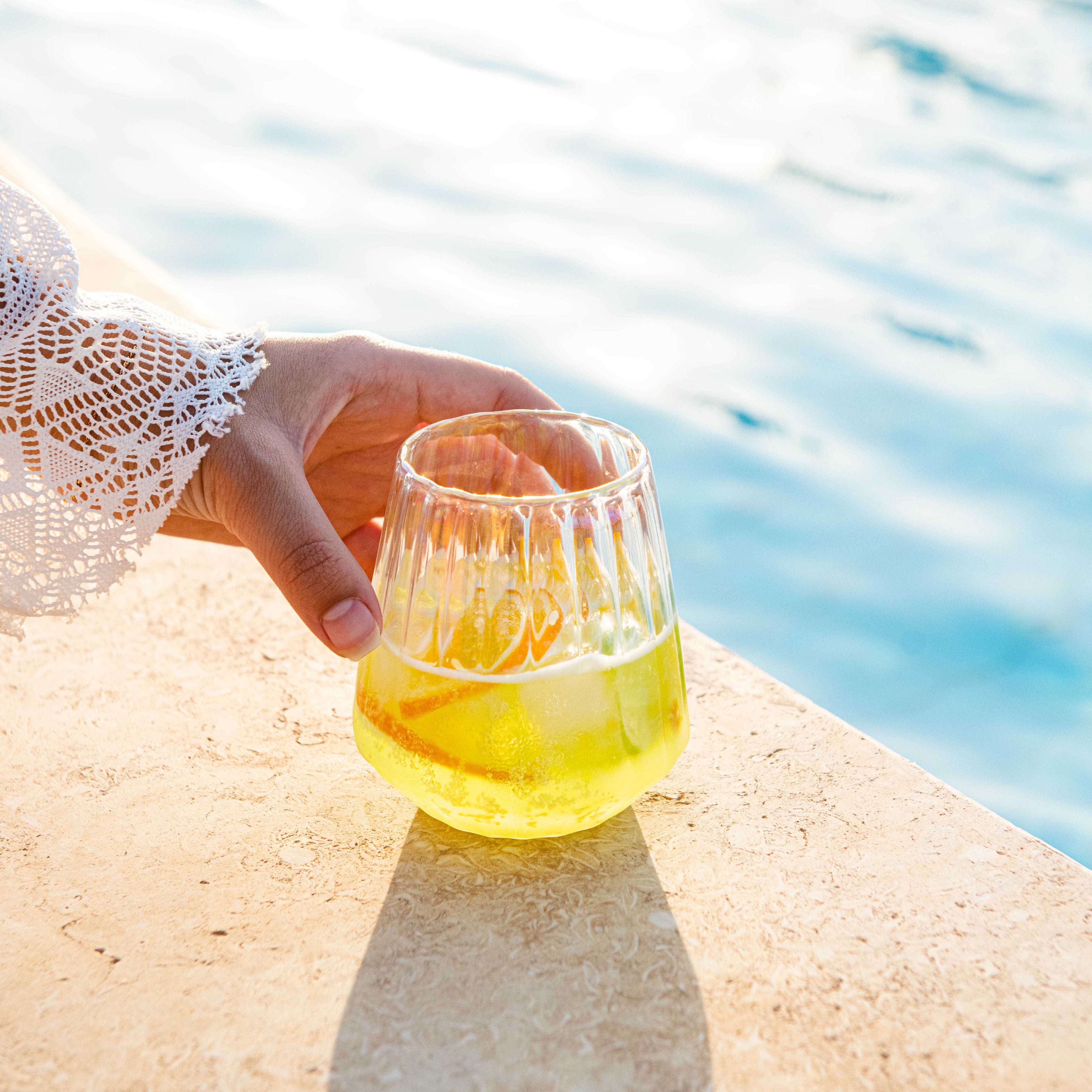 Marhab Drinking Glass - yellow