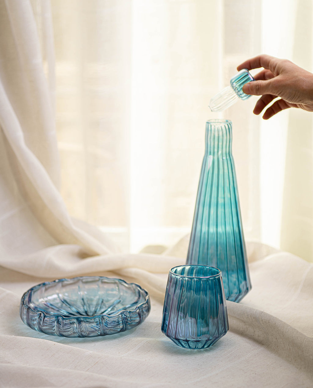 Marhab Decanter - blue