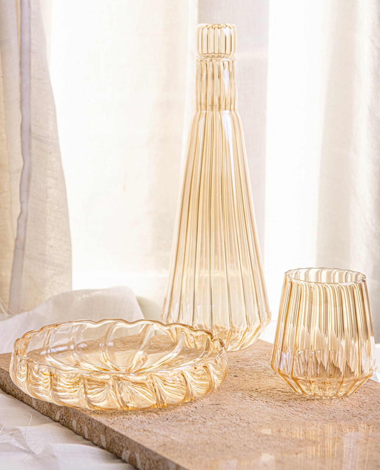 Marhab Drinking Glass - yellow