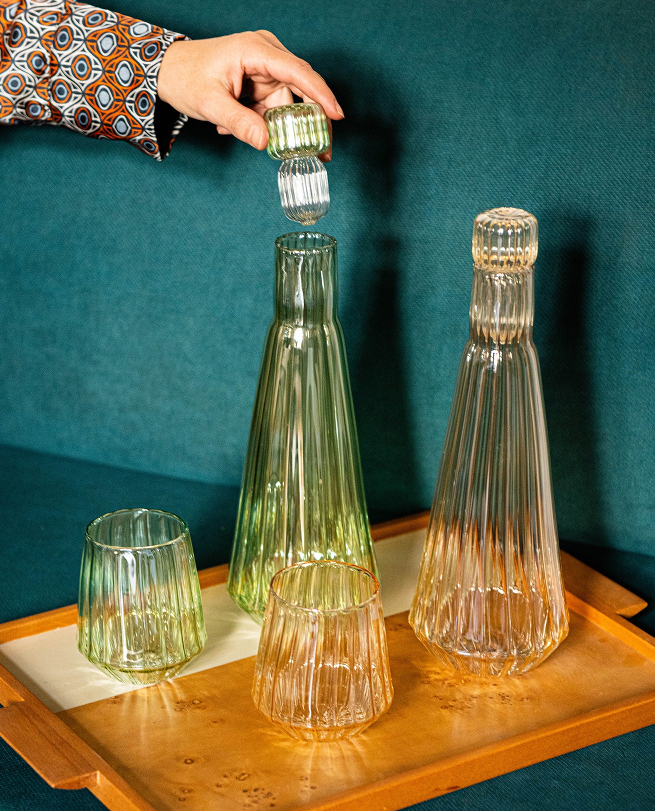 Marhab Decanter - green