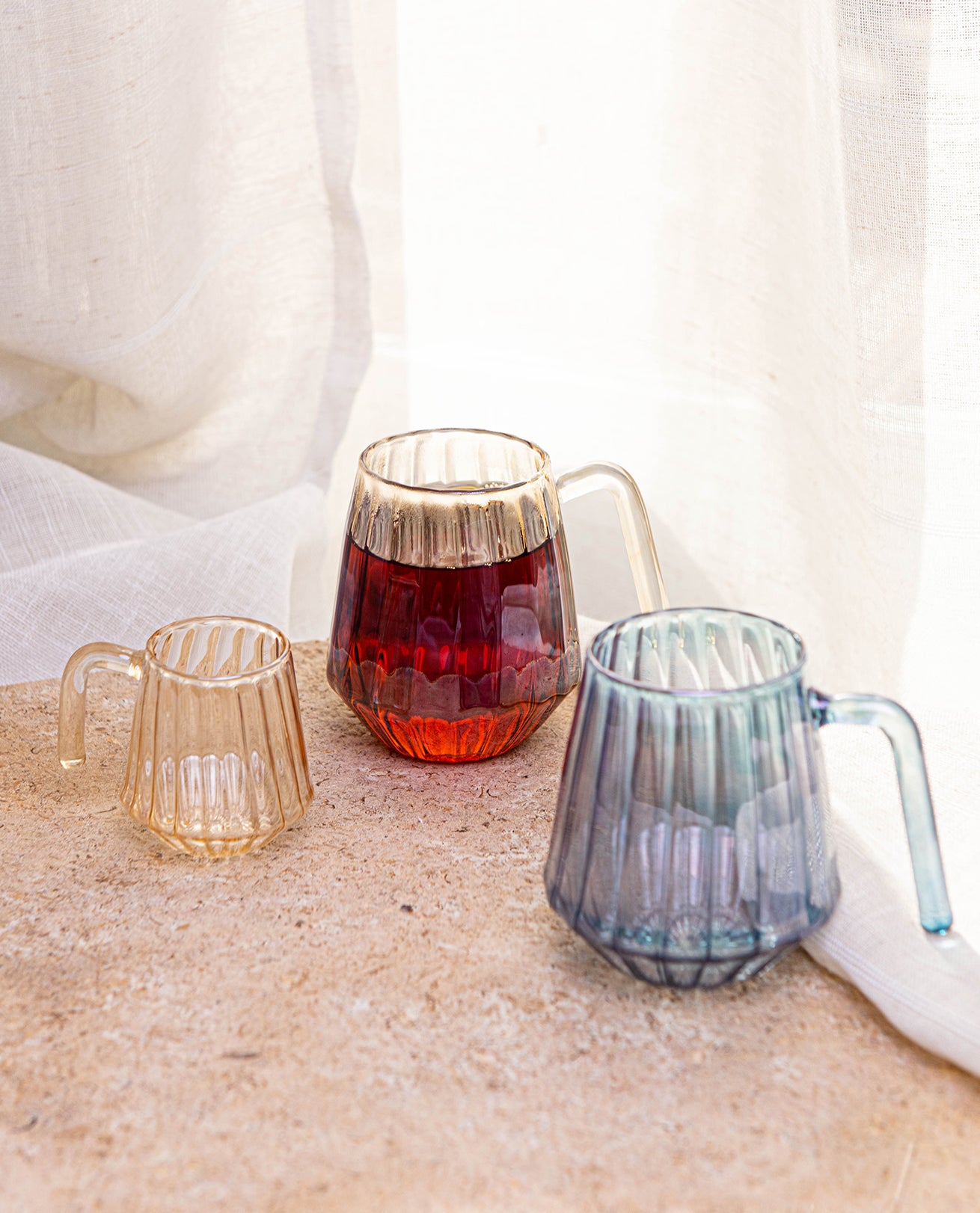 Marhab Tea Cups - blue
