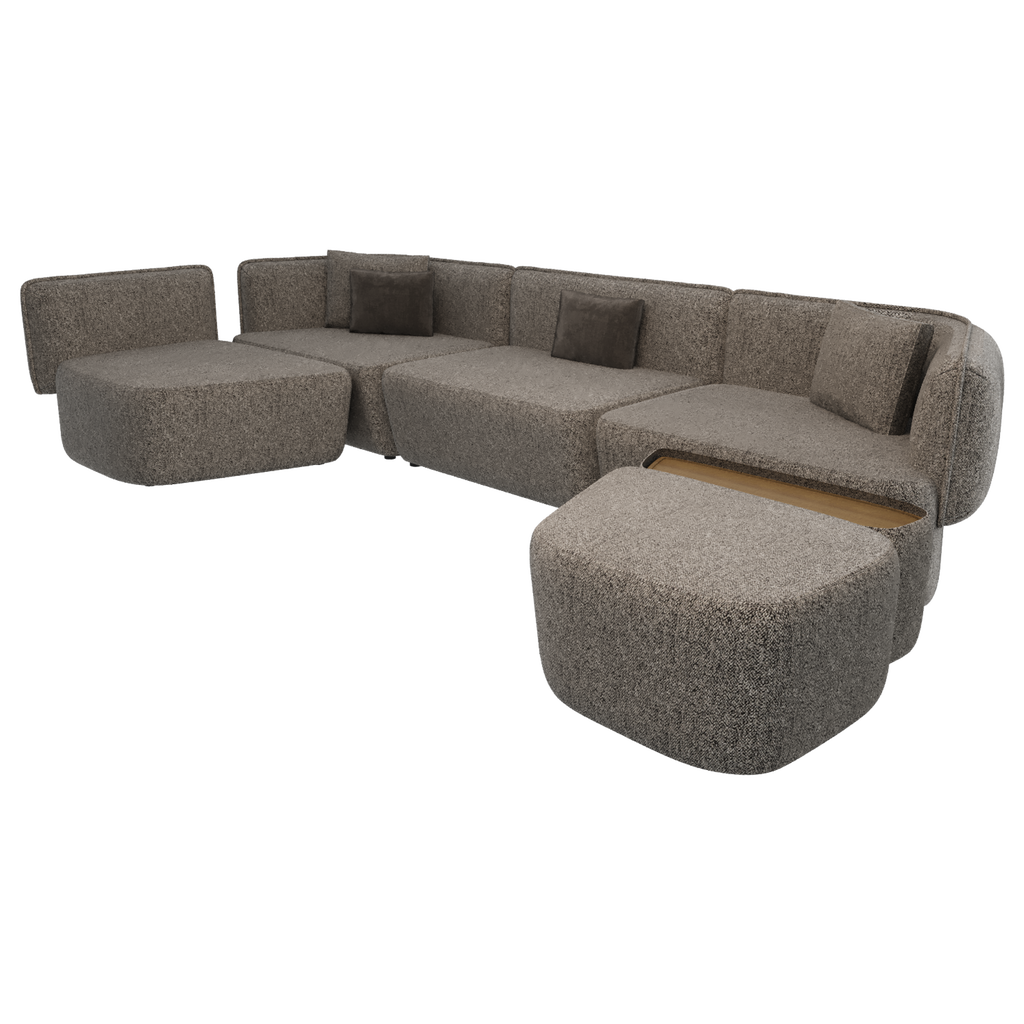 Mega Cushy Plain Grayish
