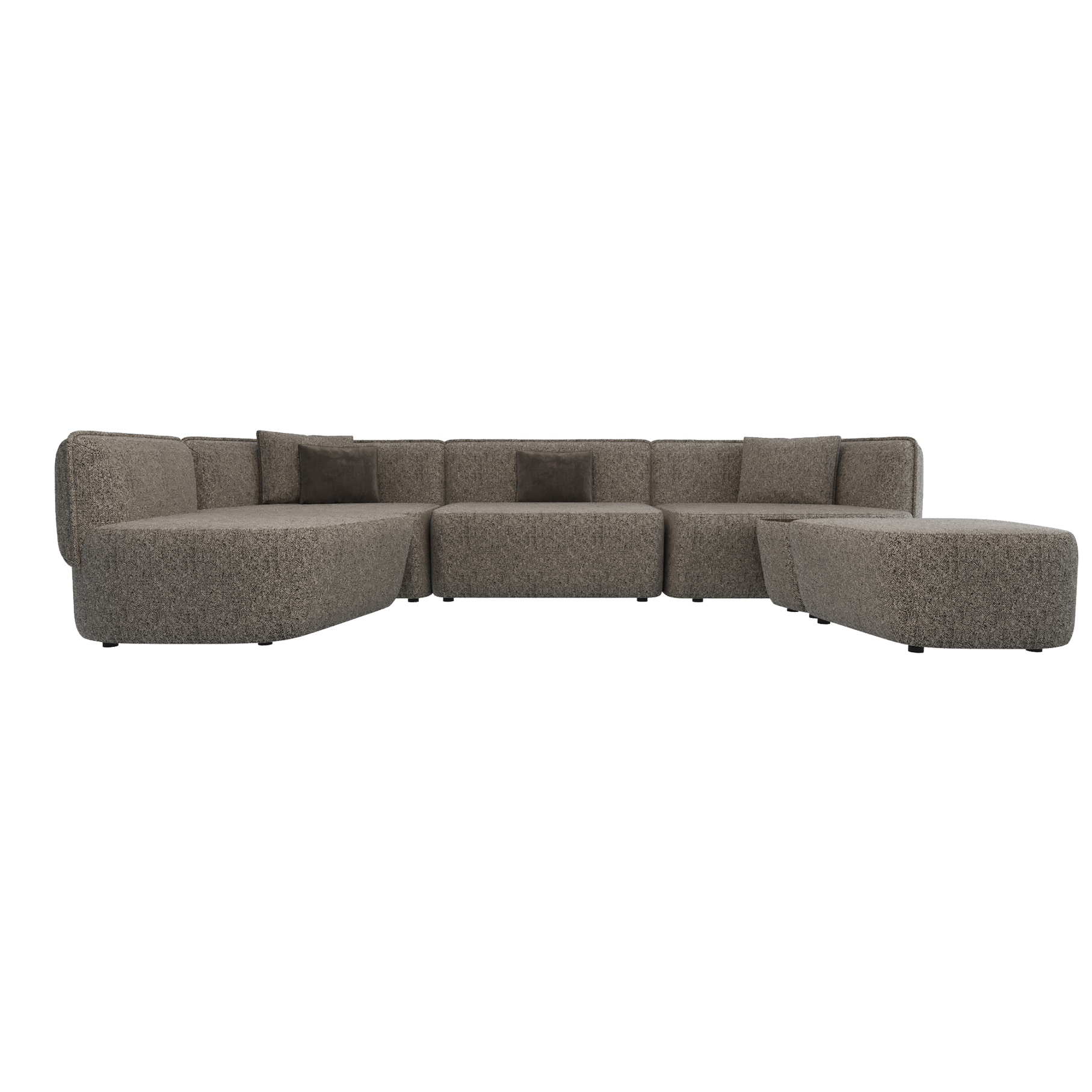 Mega Cushy Plain Grayish