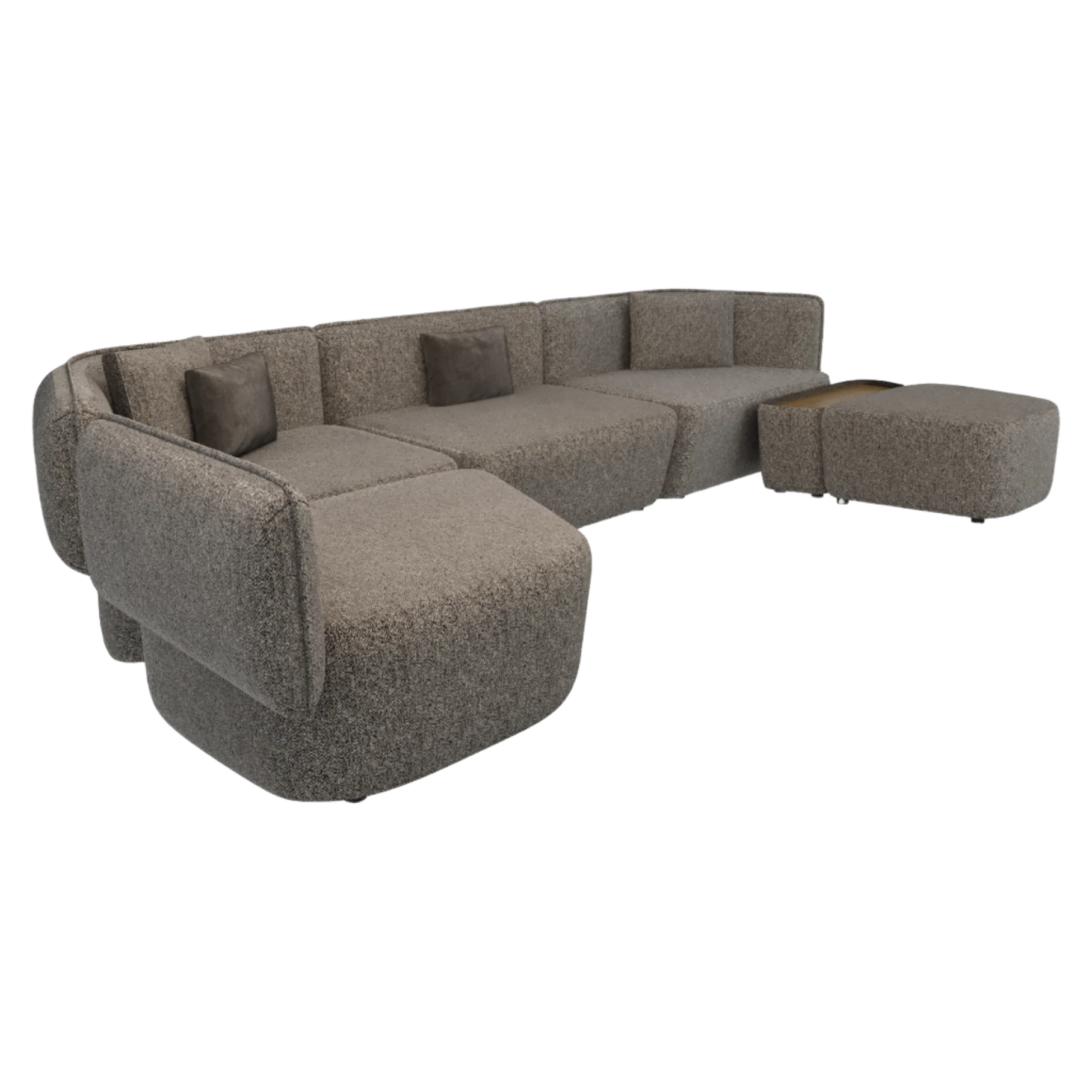 Mega Cushy Plain Grayish