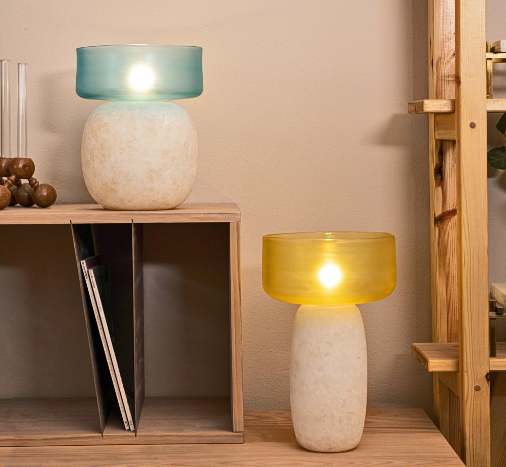 Yellow Mushroom Side Lamp