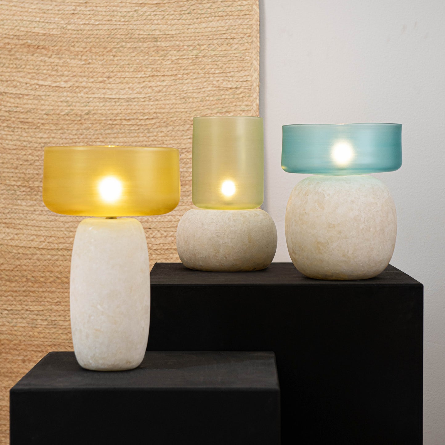 Yellow Mushroom Side Lamp