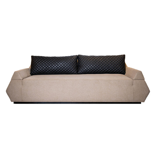 Pyra Sofa - Beige & Black