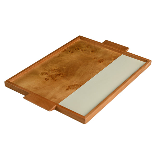 Coloured Rectangular Root tray - cafe