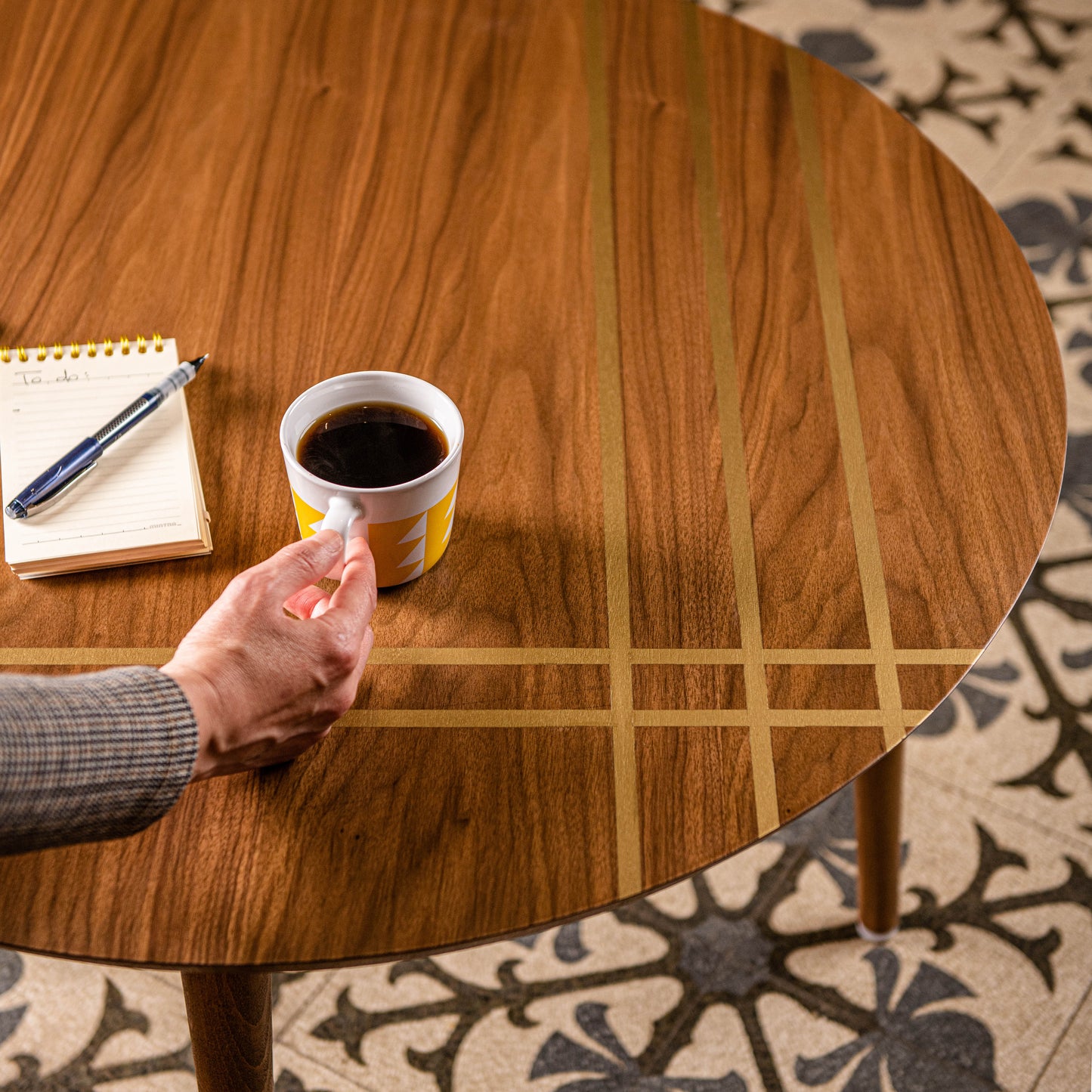 Striped Coffee Table