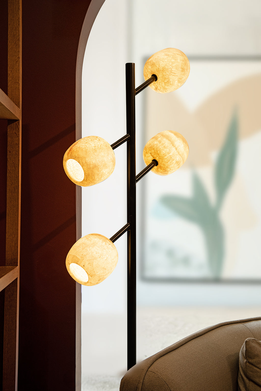 Tree floor lamp