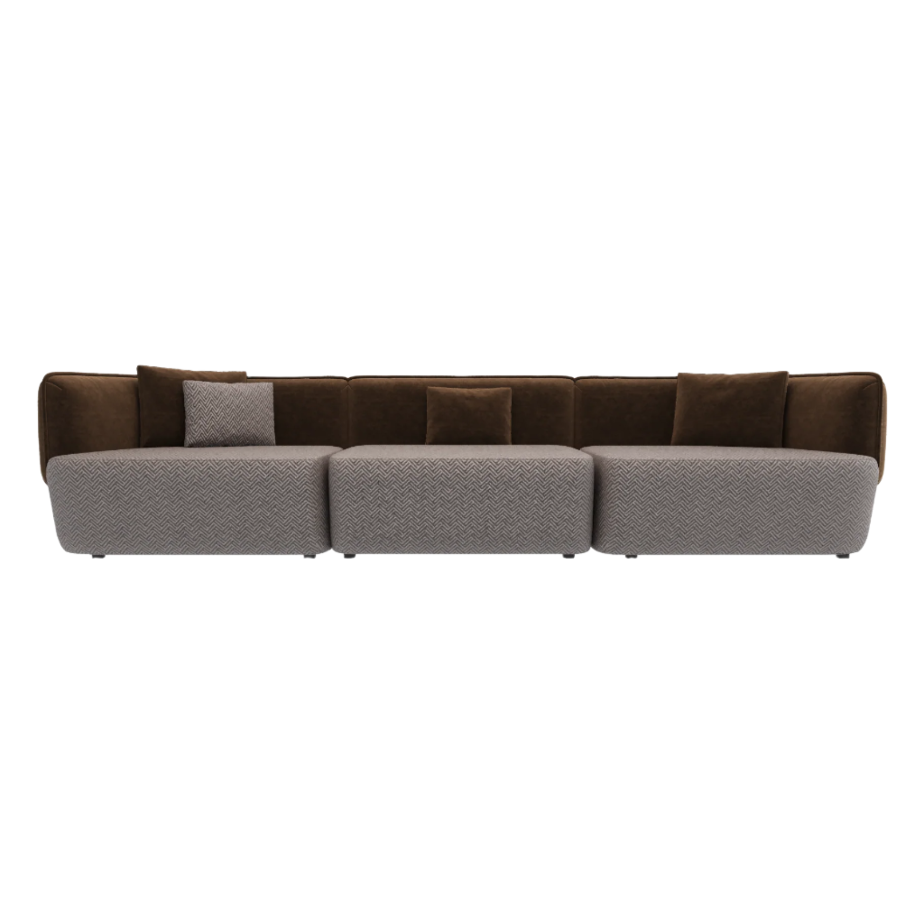 Triple Cushy mix brown