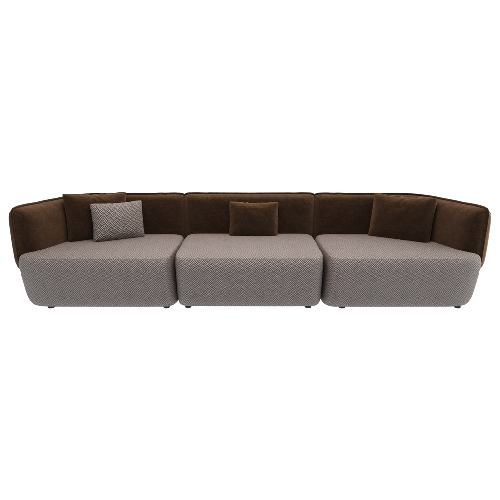 Triple Cushy mix brown