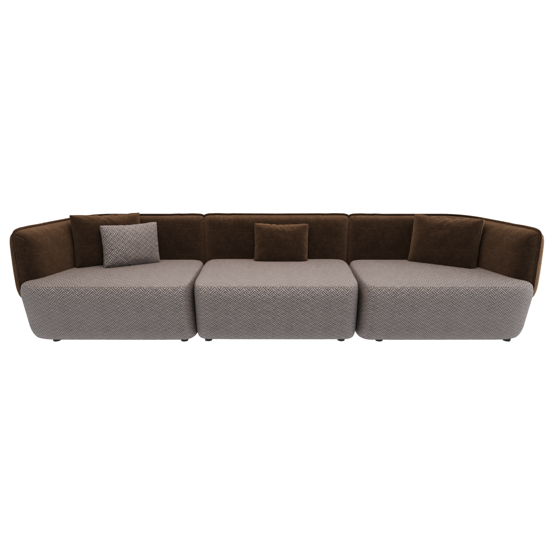 Triple Cushy mix brown
