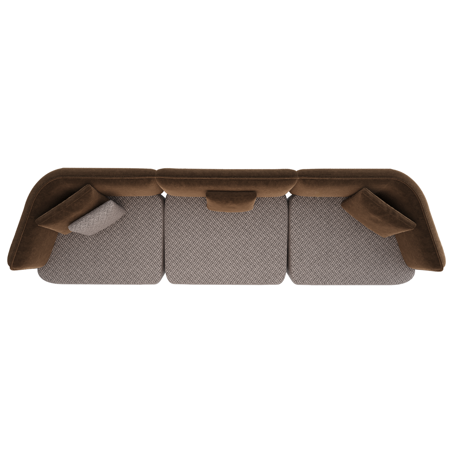 Triple Cushy mix brown