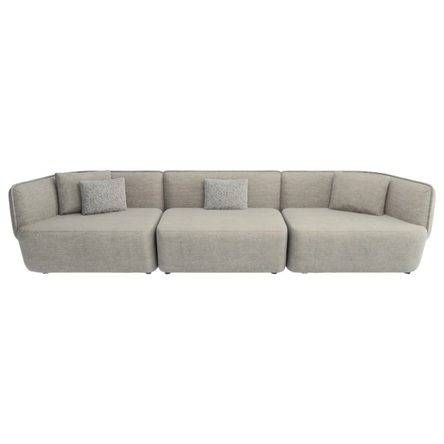 Triple Cushy Plain Beige