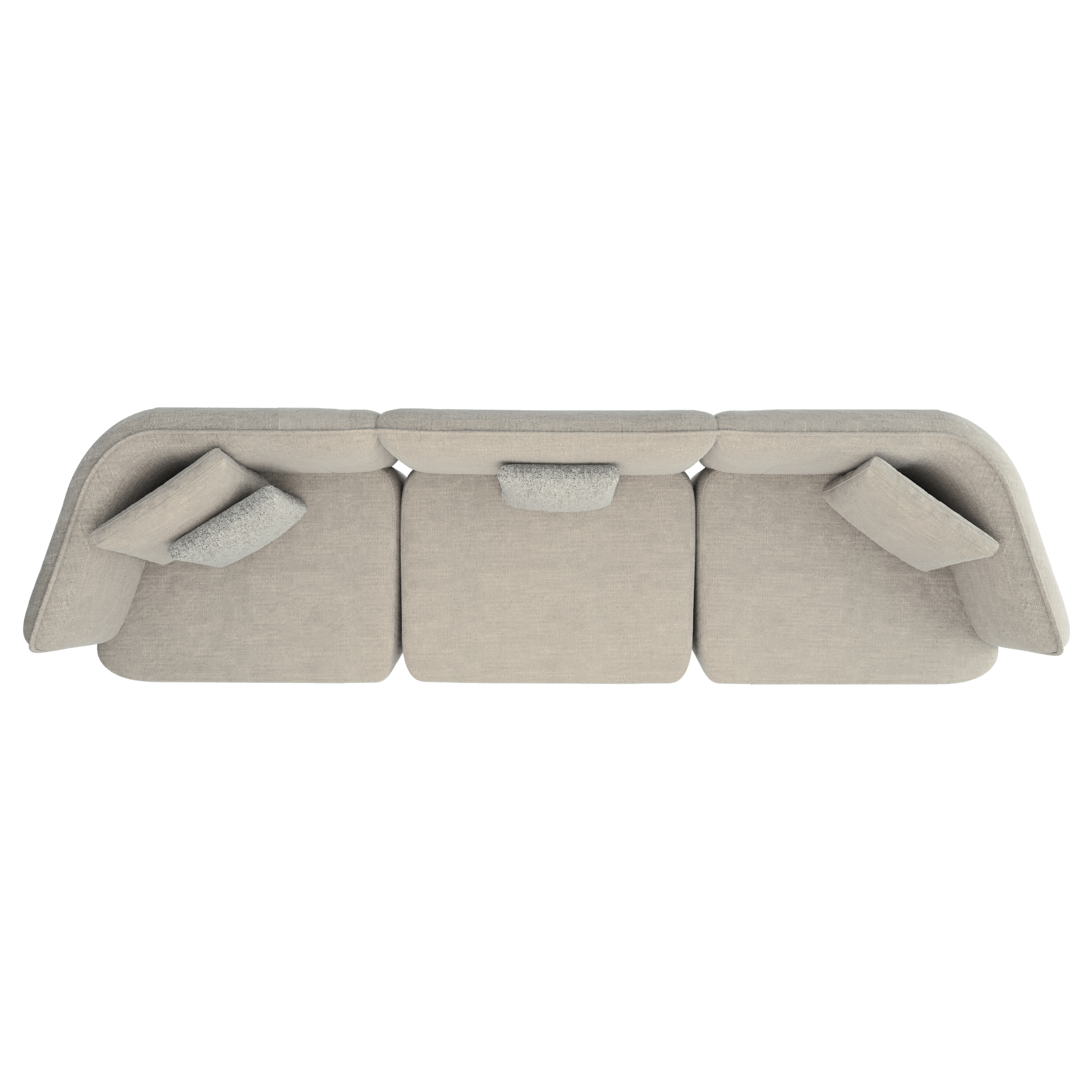 Triple Cushy Plain Beige
