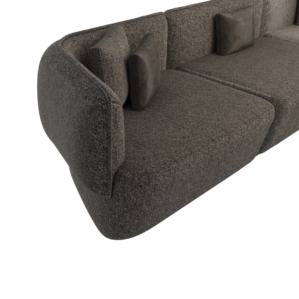 Triple Cushy Plain Grayish