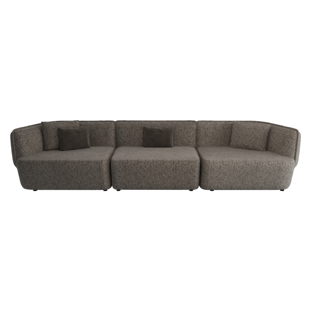 Triple Cushy Plain Grayish