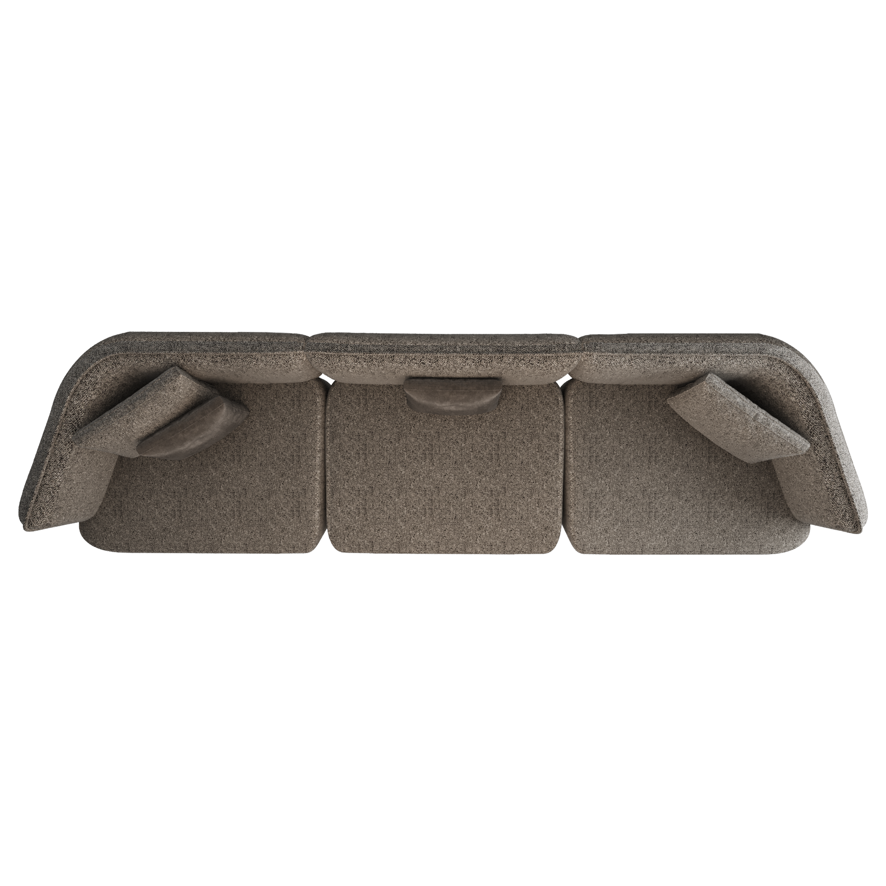 Triple Cushy Plain Grayish