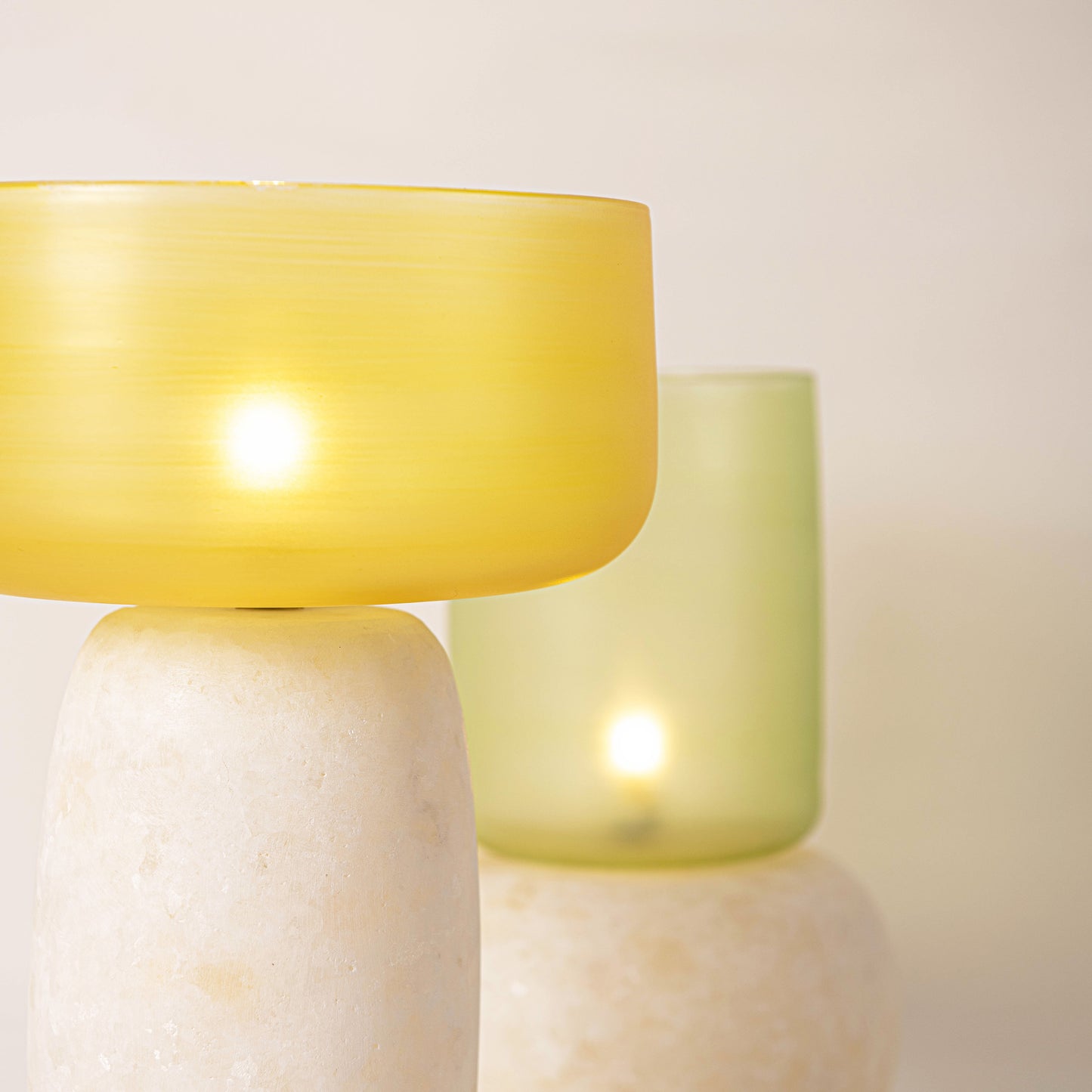 Yellow Mushroom Side Lamp