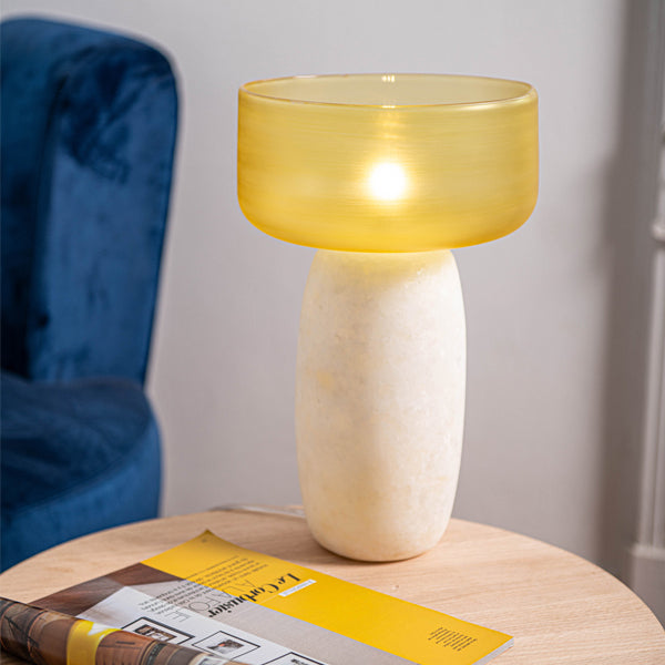 Yellow Mushroom Side Lamp