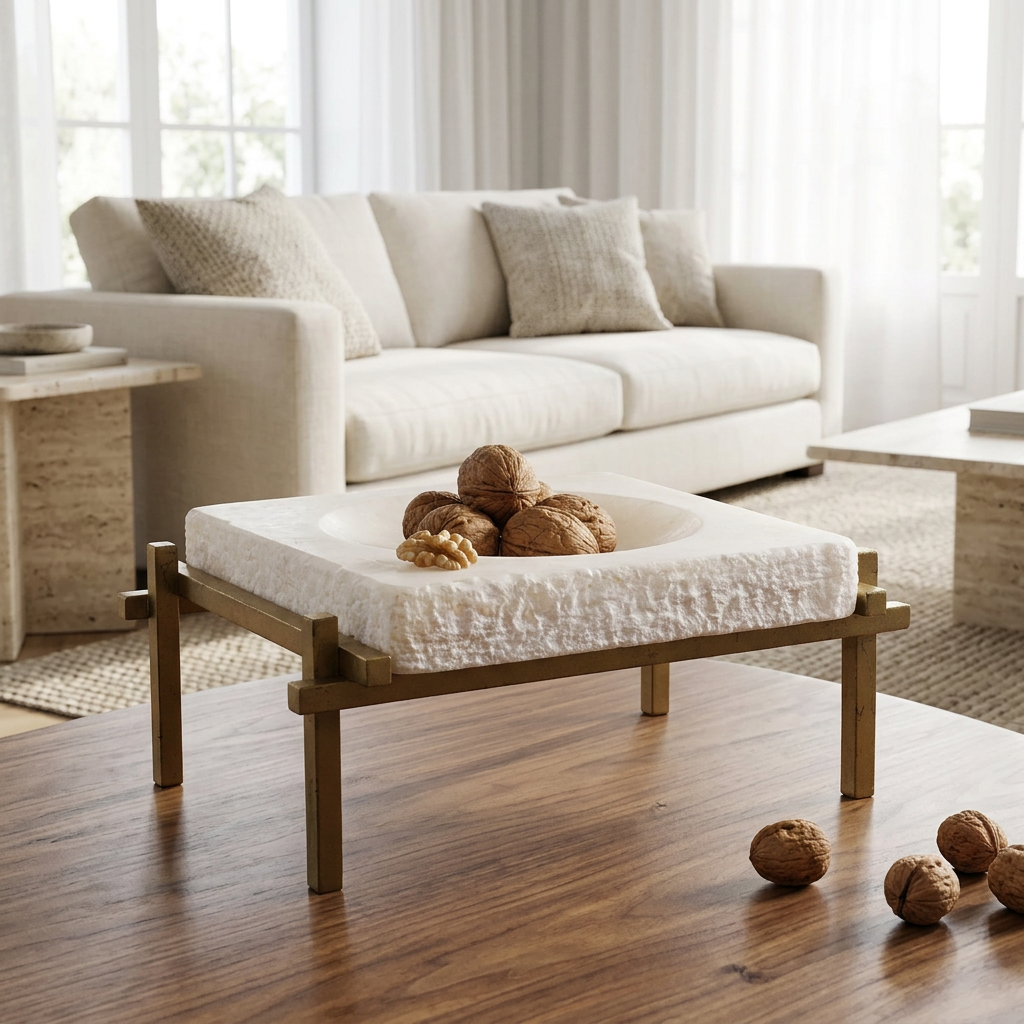 Fusion plate in a luxury room