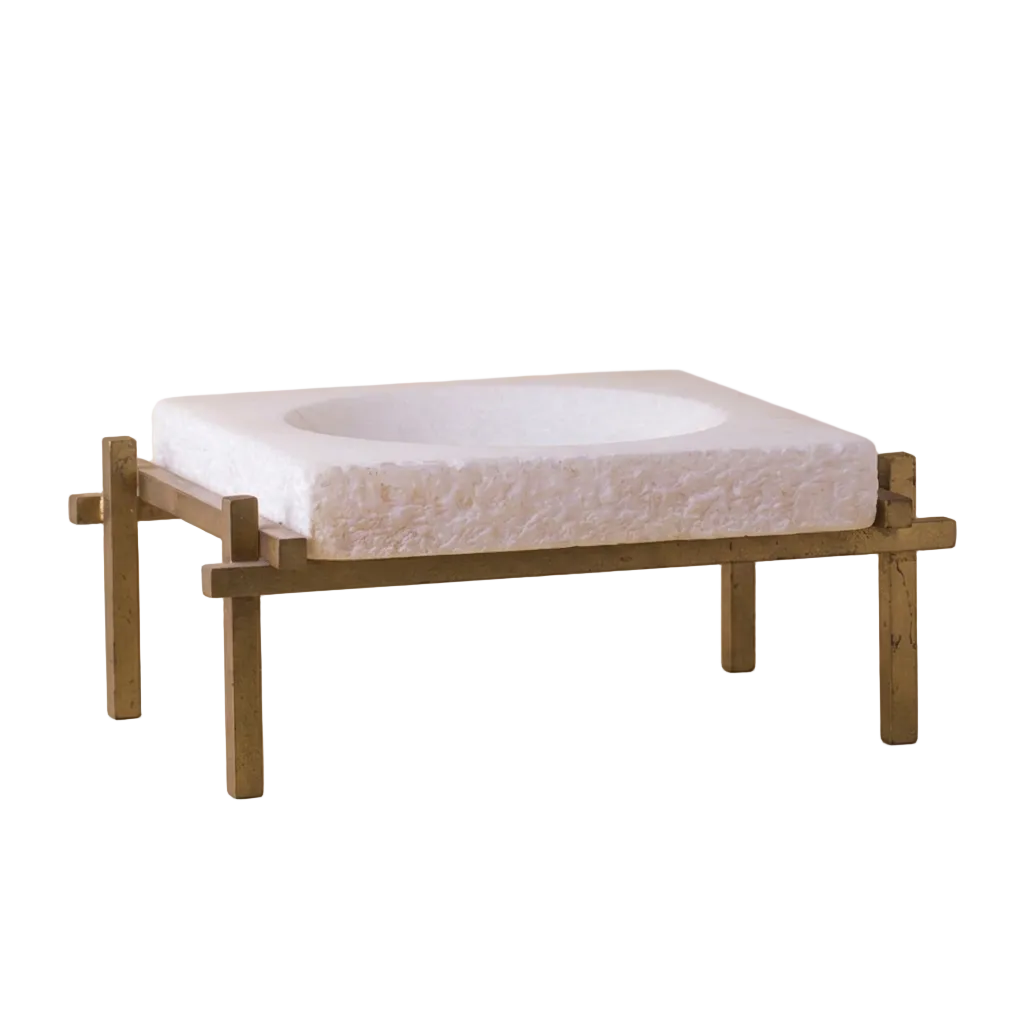 Fusion plate on a solid beige background