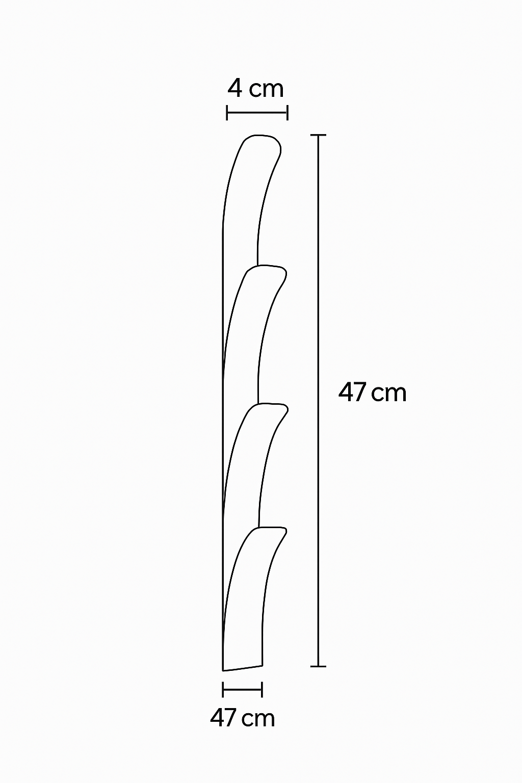 Leaf Hanger - Black