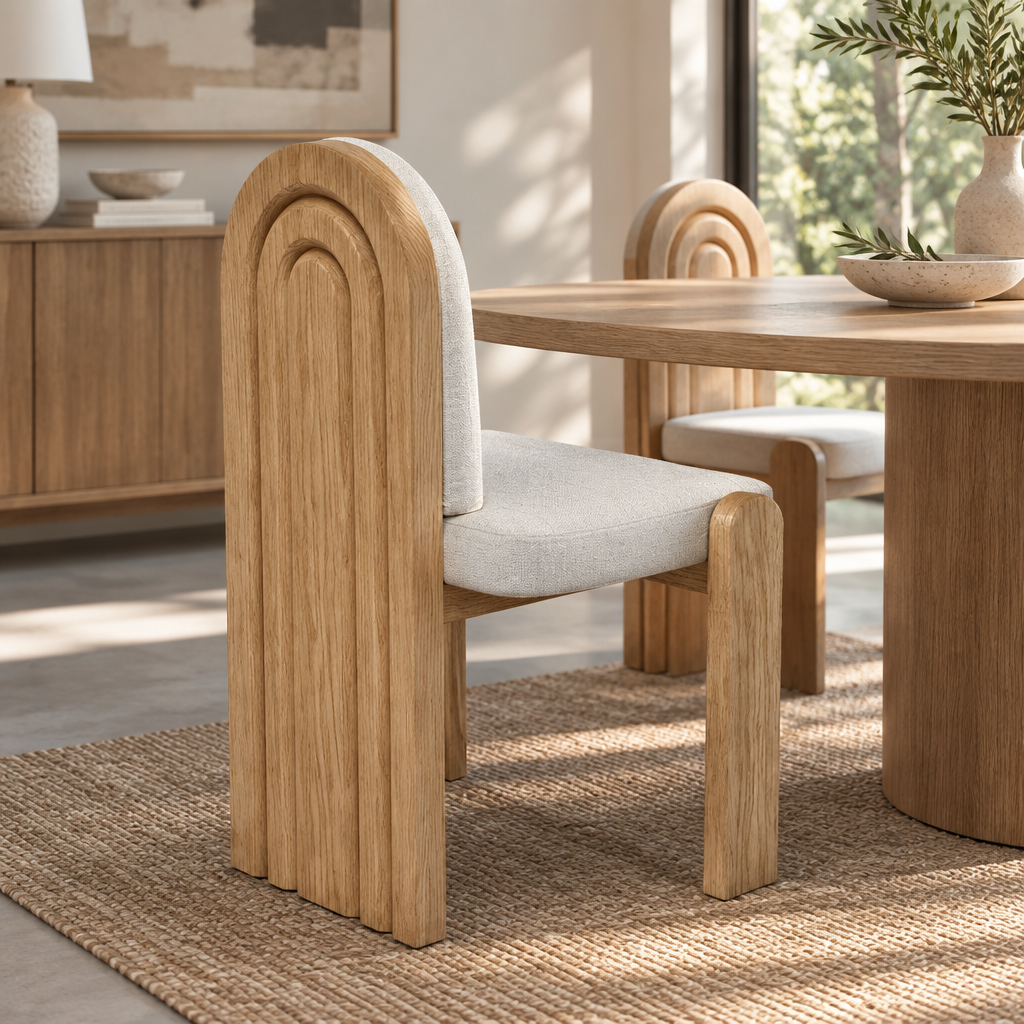Mamluk dining chair on set
