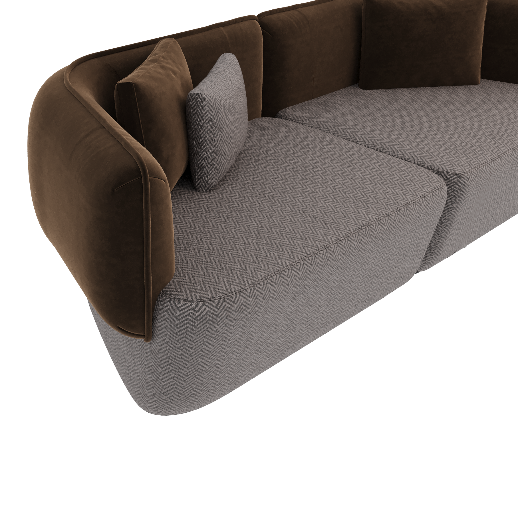 Mini Cushy mix brown
