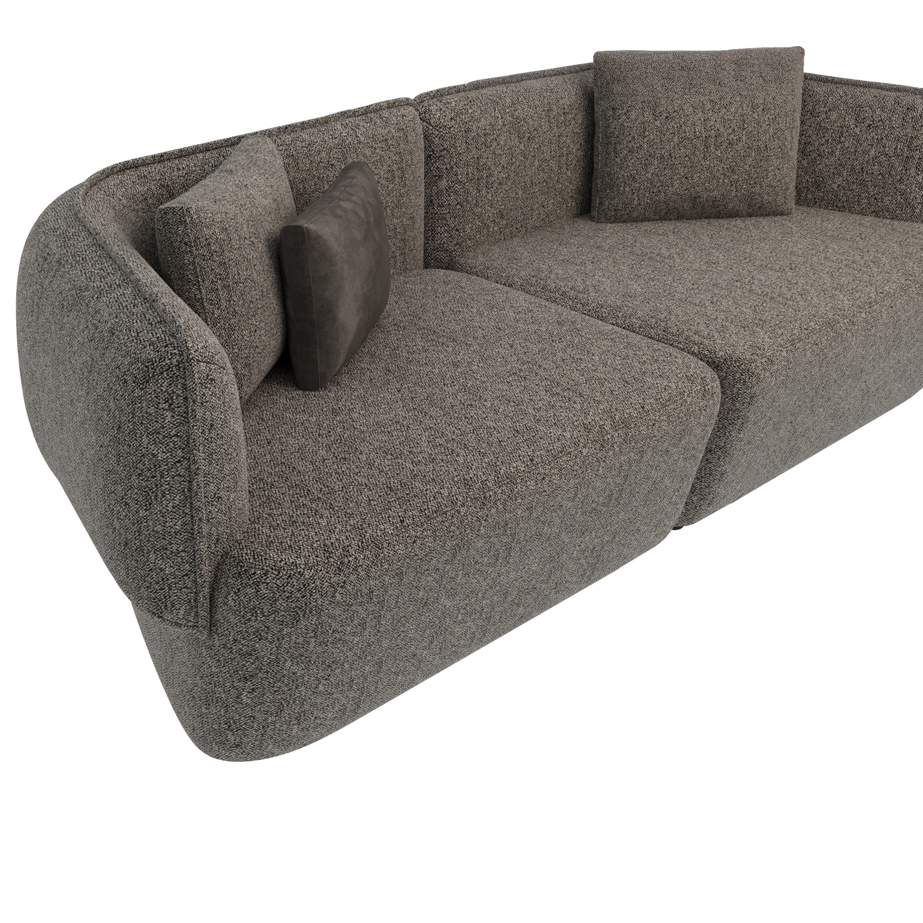 Mini Cushy Plain Grayish