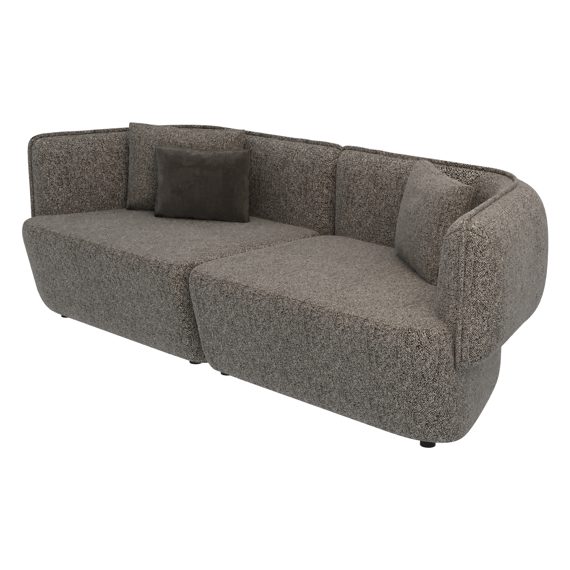 Mini Cushy Plain Grayish