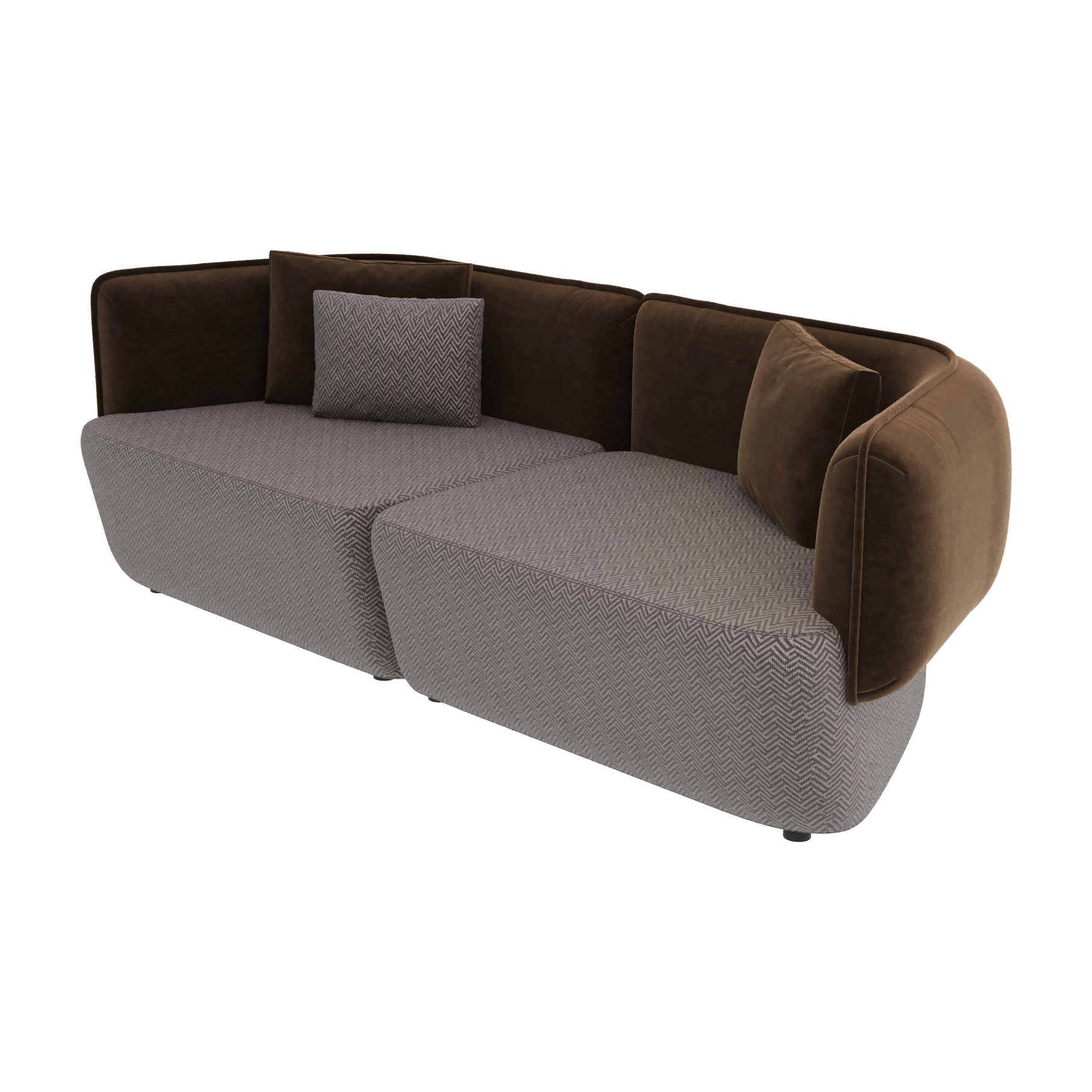 Mini Cushy mix brown
