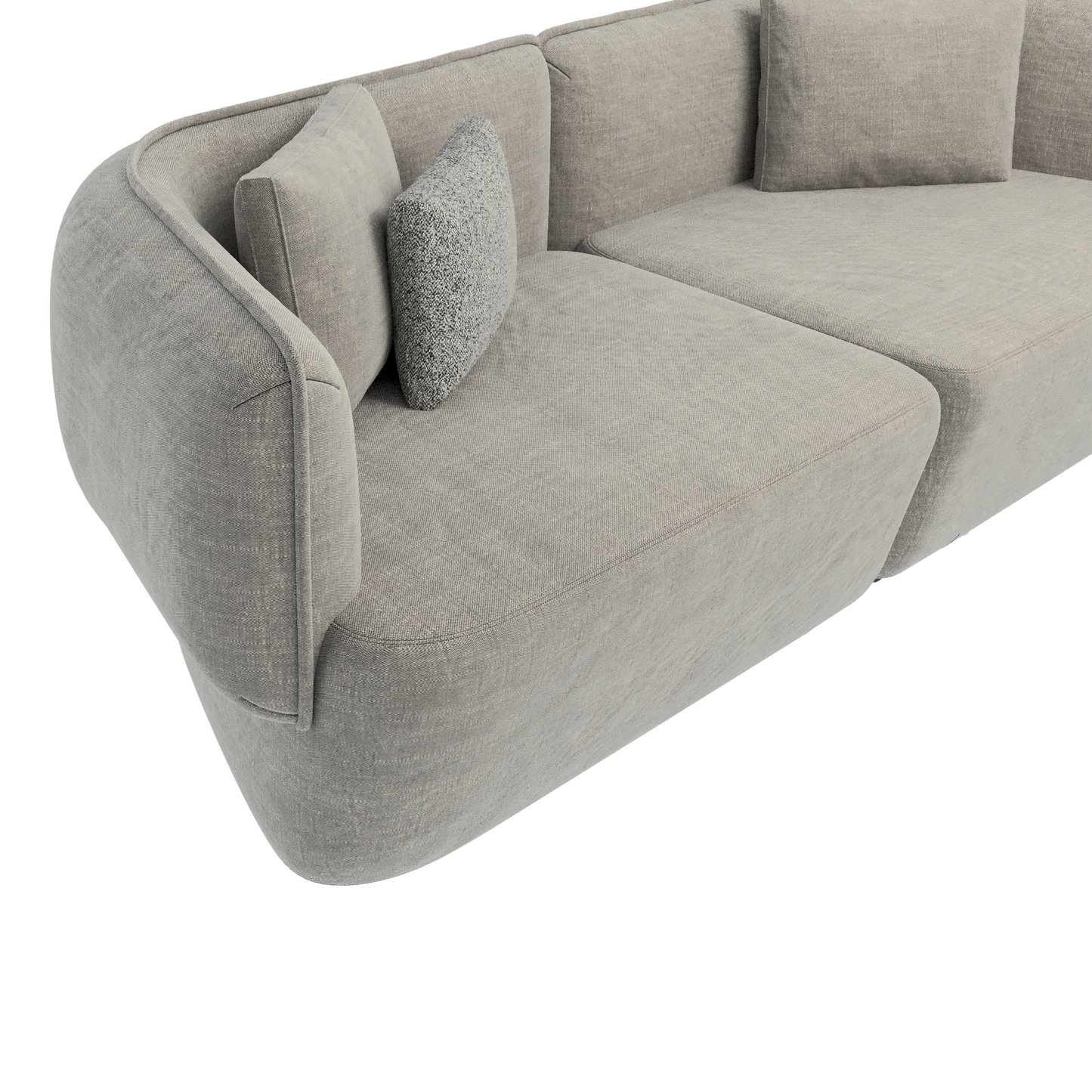Mini Cushy Plain Beige